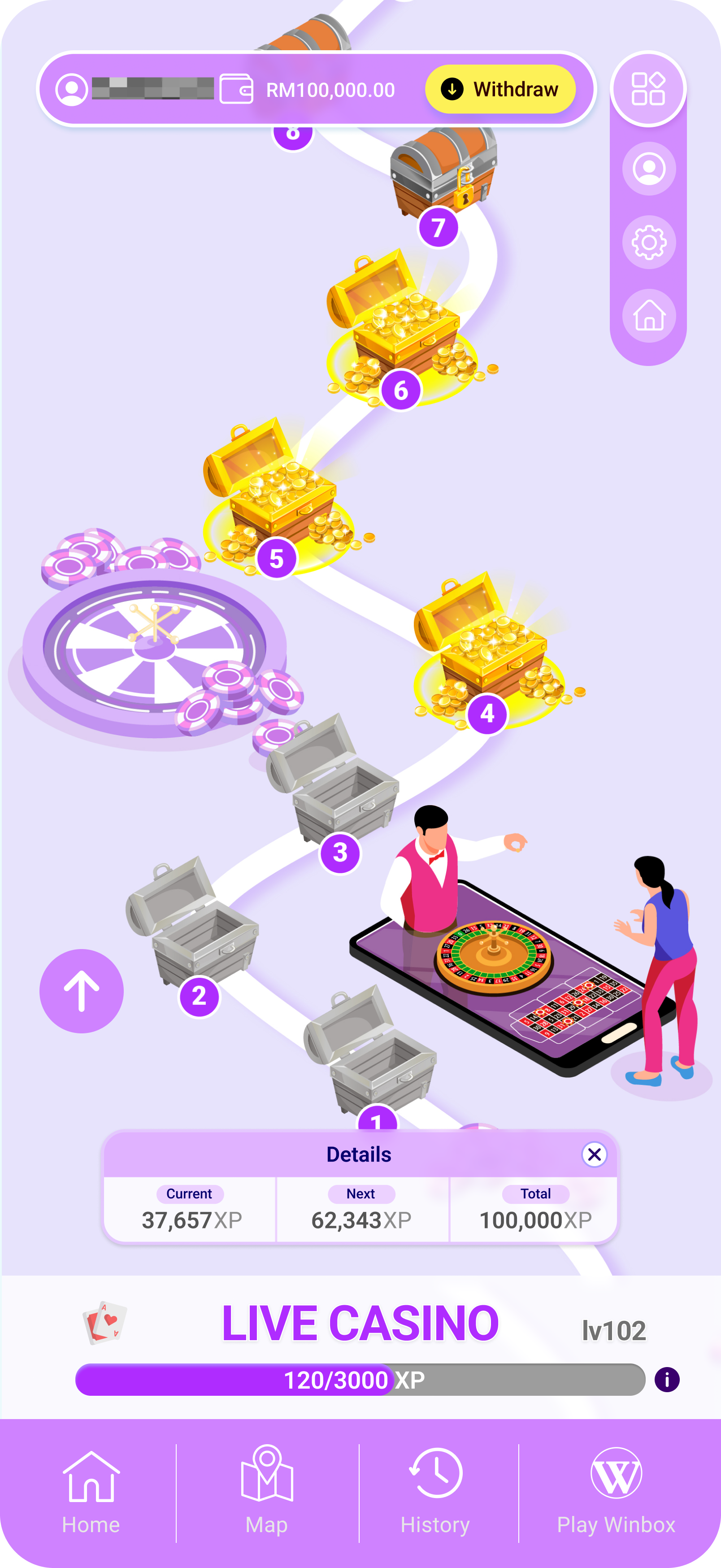 Winbox Extra Bonus Gameplay Screenshot 3